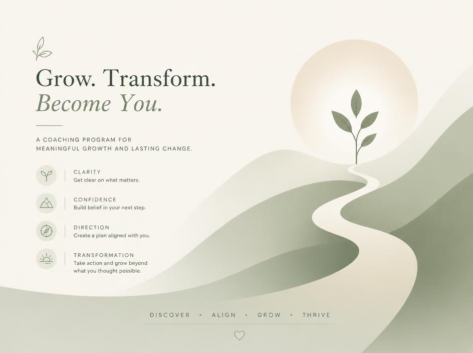 Abstract coaching program visual